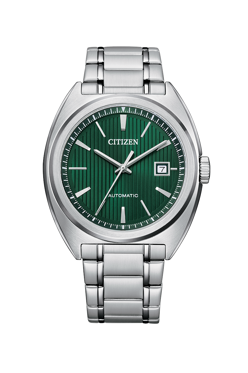 Citizen Automatic Mens Silver Stainless steel Strap Watch-NJ0101-78X