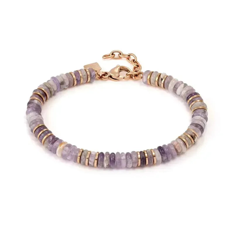 Nomination Instinctstyle Infinity Bracelet, Lilac Coloured Stones