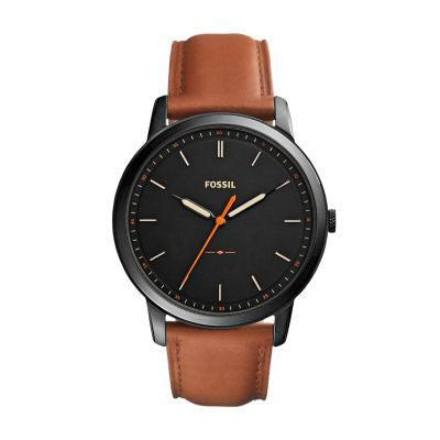 Fossil The Minimalist Luggage Leather Men Watch-FS5305
