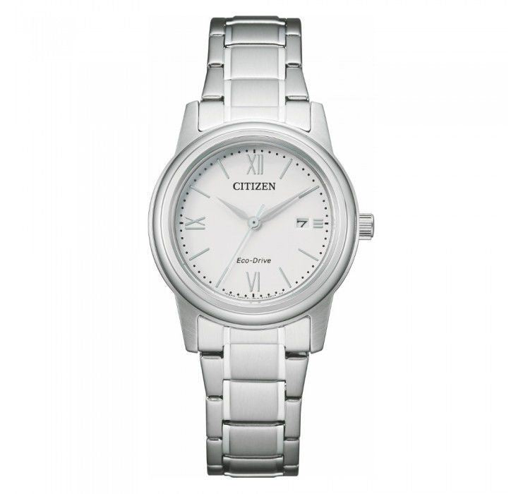 Citizen Ladies Eco-Drive Silver Stainless Steel Watch - FE1226-82A