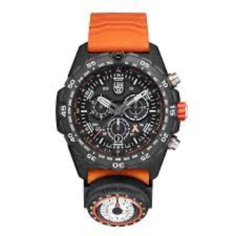 Luminox Bear Grylls Survival Black/Orange Rubber Men's Watch XB.3749
