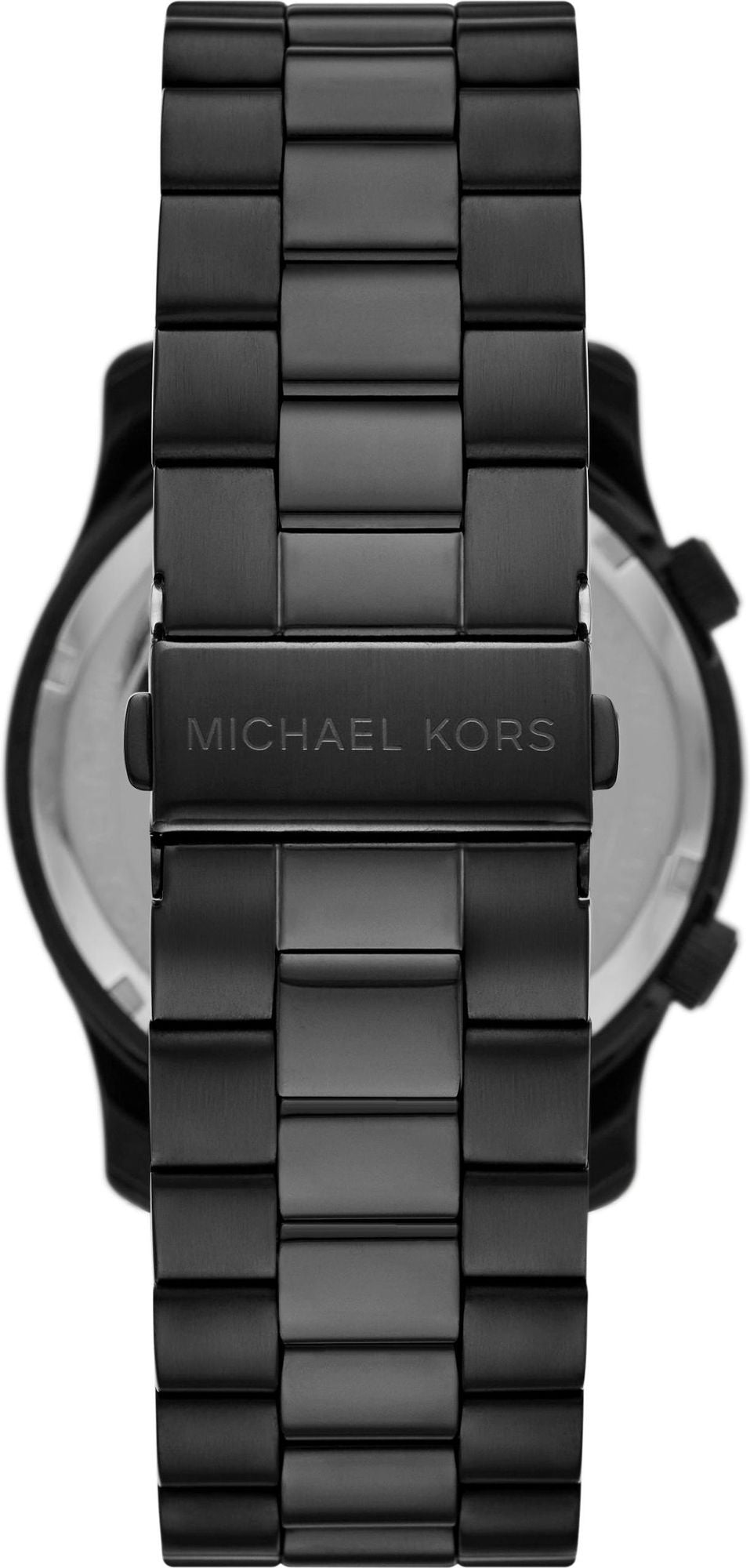 Michael Kors Runway Mens Black Stainless steel Watch-MK9110