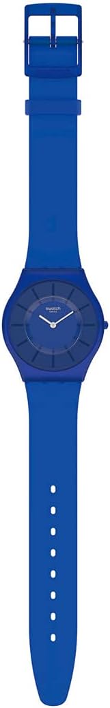Swatch-Deep Acqua Blue Unisex Rubber Watch-SS08N102