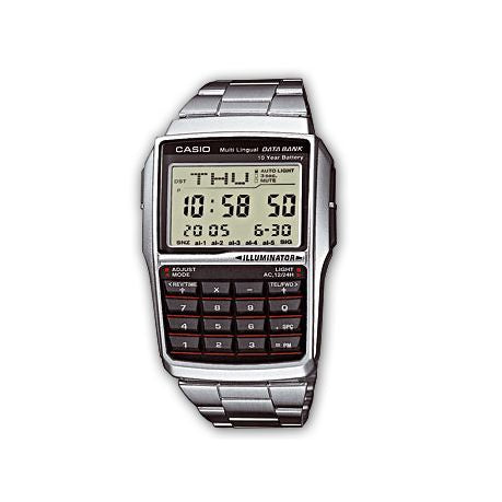 Casio Databank (DBC-32D-1ADF) Men's Watch - Silver