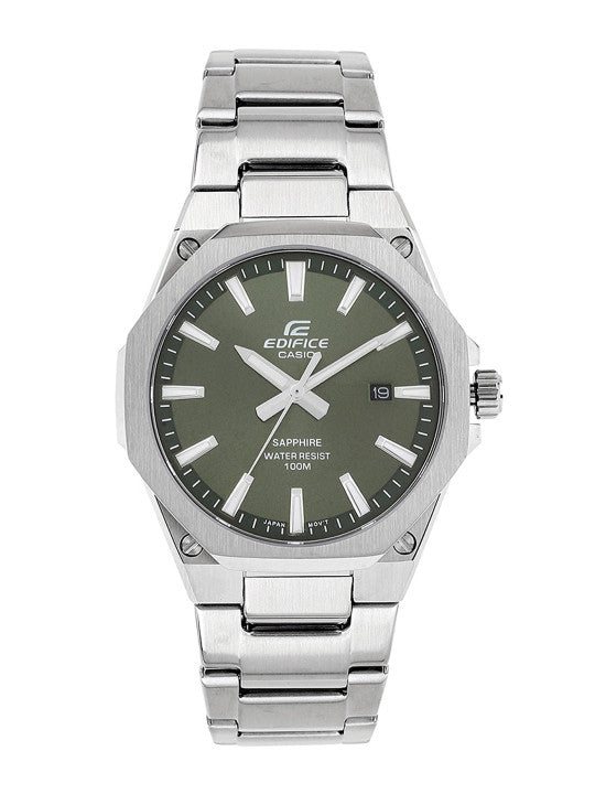 Casio Edifice - Mens Metal Strap Silver Analogue Watch - EFR-S108D-3AVUDF