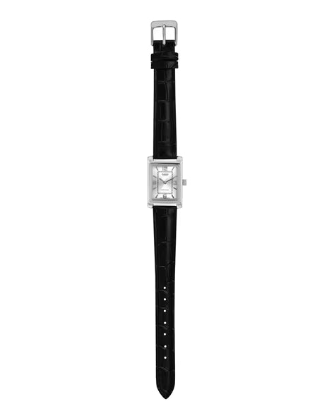 Casio Womens Black Analogue Leather Strap Watch