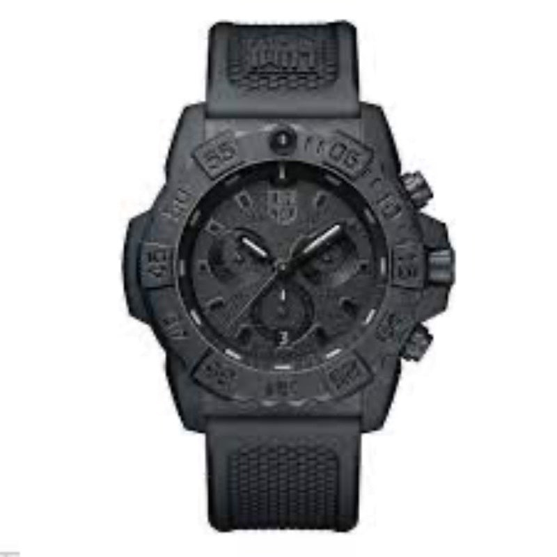 Luminox Navy Seal Mens Black Rubber Strap Watch - XS.3581.BO