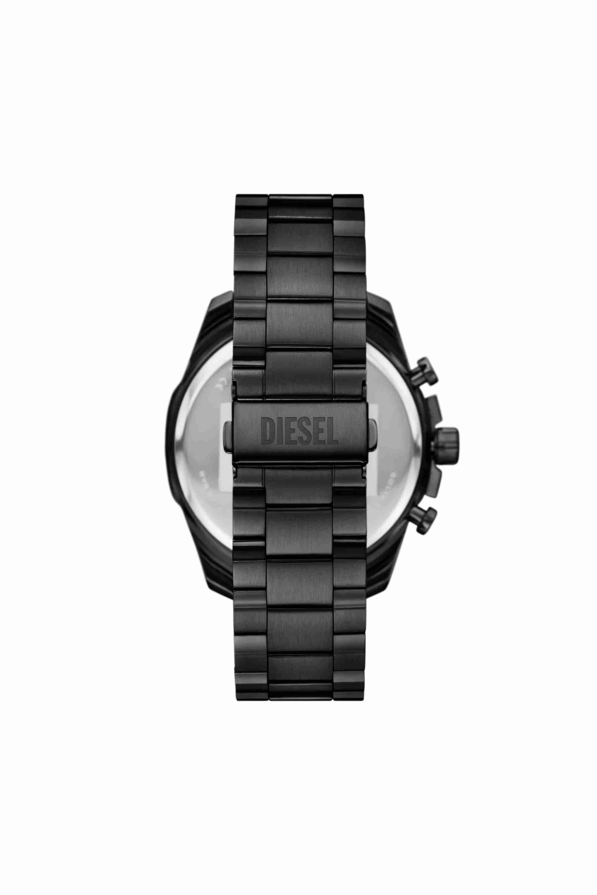 Diesel Mega Chief Slim Black Stainless steel Mens Watch-DZ4689