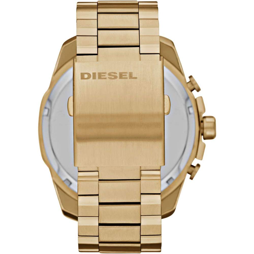 Diesel Mega Chief Gold Stainless Steel Men Watch-DZ4360