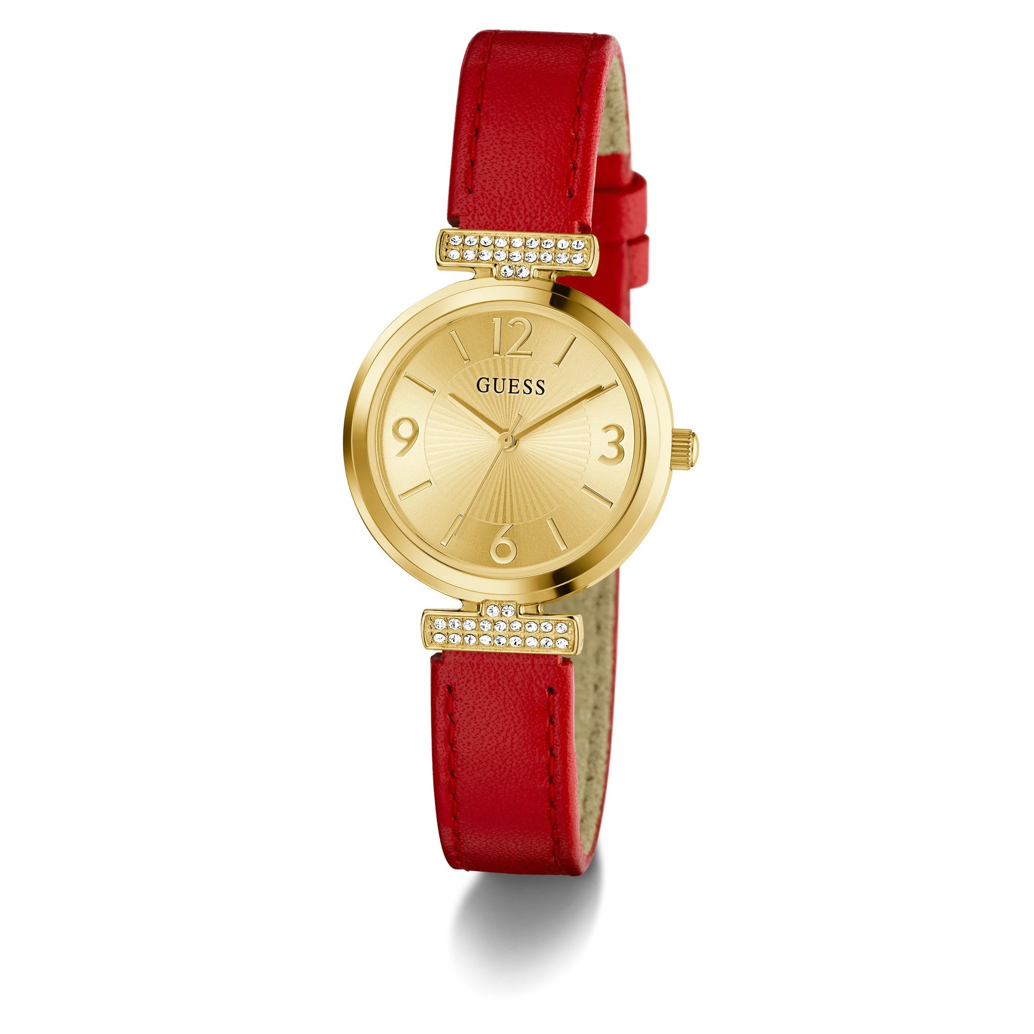 Guess Leather Red Women Watch-GW0614L6