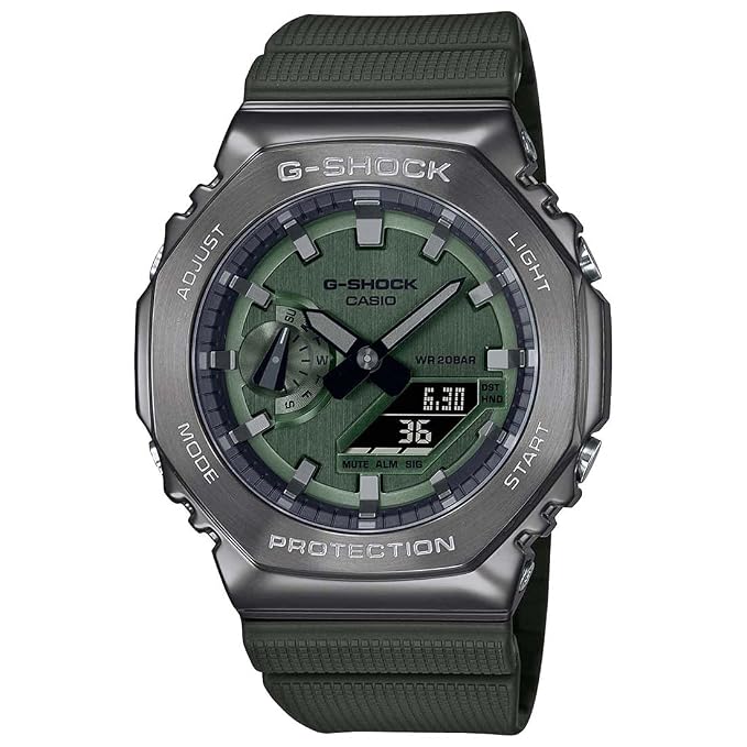 G-Shock Mens 200m G-Steel - GM-2100B-3ADR