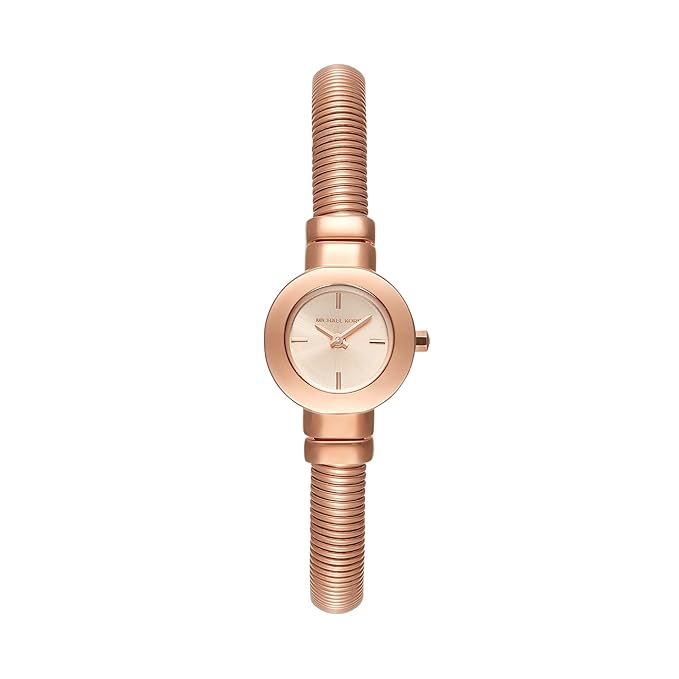 Michael Kors Gramercy Womens Rose Gold Stainless Steel Strap Watch-MK7528