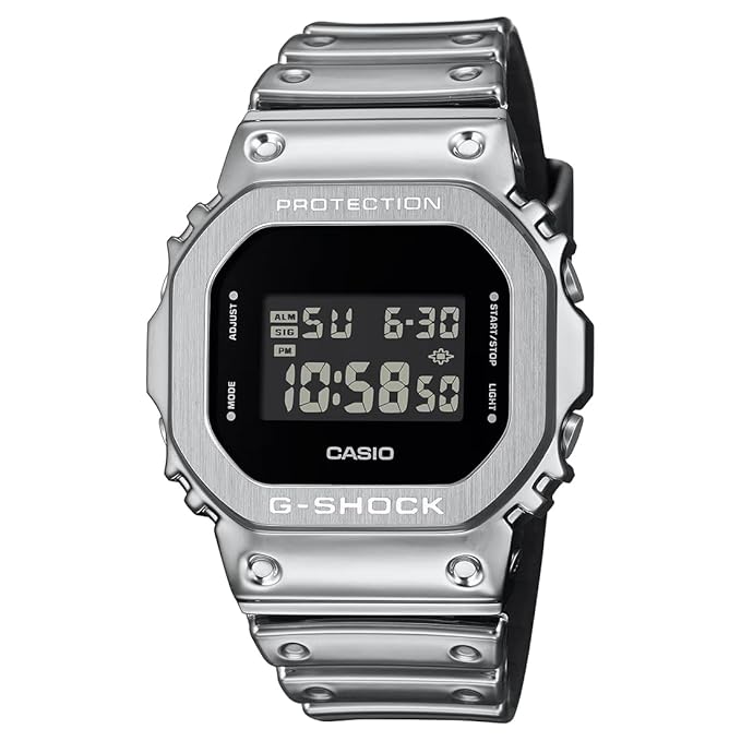 Casio - G-Shock Mens Digital Metal Strap Watch-GM-5600YM