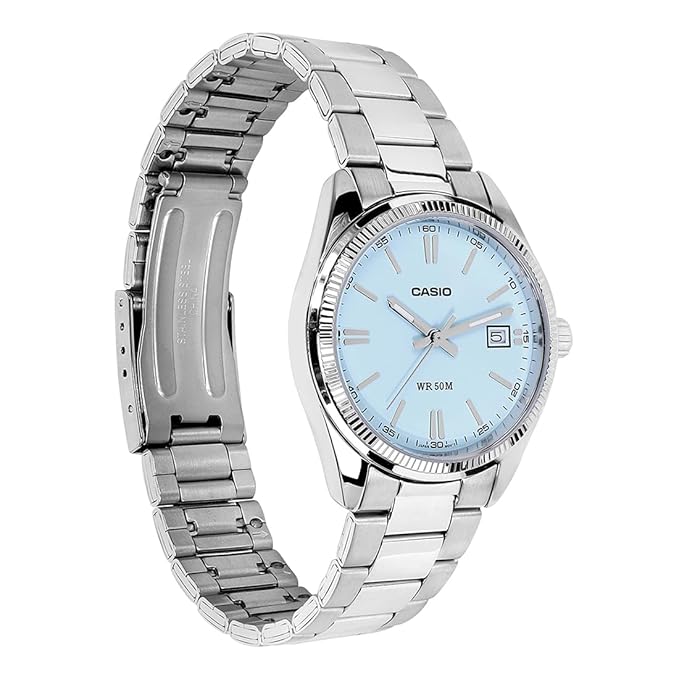 Casio Enticer LTP-1303DD-2AVDF - Tiffany Blue Dial - Stainless Steel-50M WR