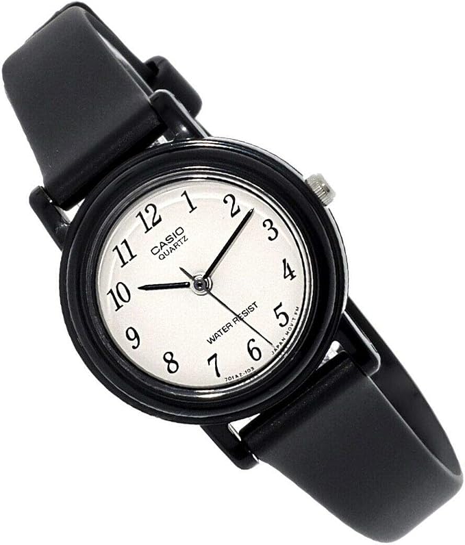 Casio LQ-139BMV-1BLDF Black Resin Watch for Women