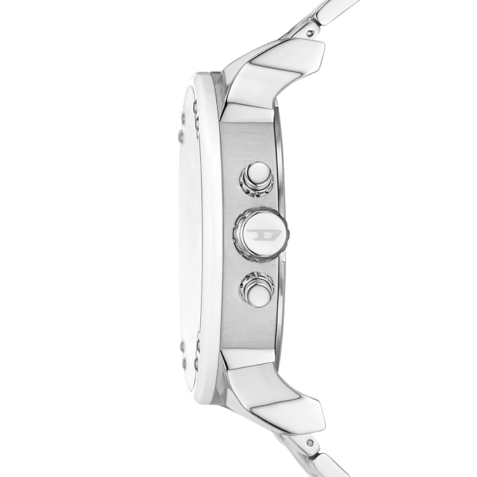 Diesel Mr. Daddy 2.0 Mens Silver Stainless Steel Watch-DZ7481