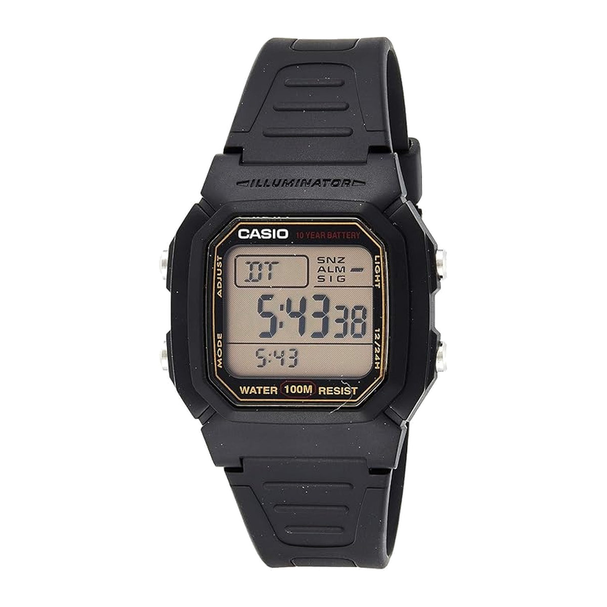 Casio Mens W-800HG-9AVDF Dual Time Digital Watch
