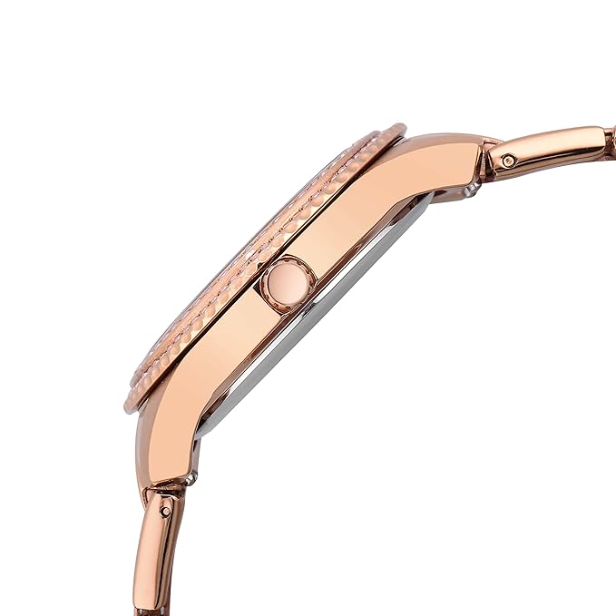Fossil Stella Womens Rose Gold Stainless Steel Watch - ES5192