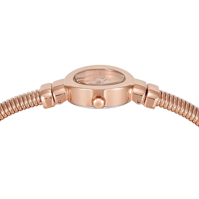 Michael Kors Gramercy Womens Rose Gold Stainless Steel Strap Watch-MK7528