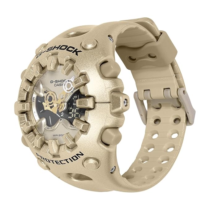 Casio G-Shock - Mens Rubber Strap Gold Analogue & Digital Watch - GA-V01A-9ADR