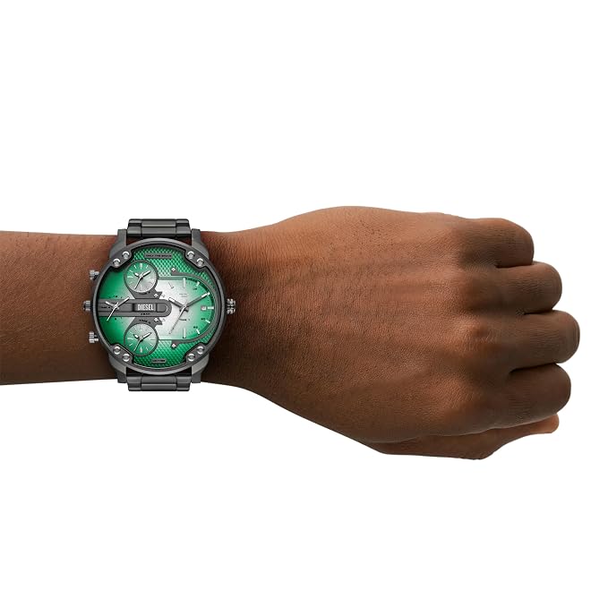 Diesel Mr.Daddy Slim Grey Stainless steel Mens Watch-DZ7488