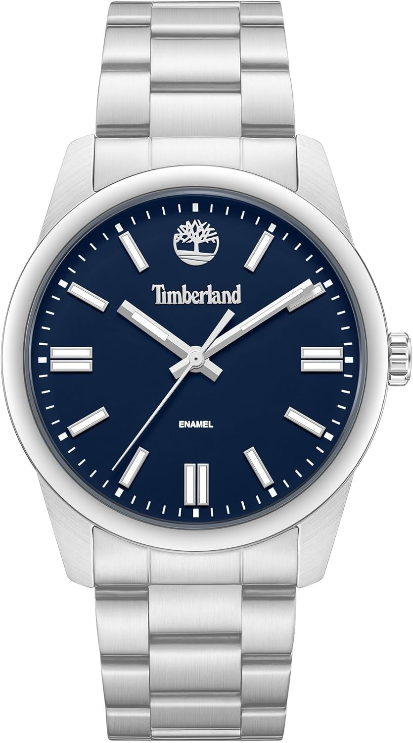 Timberland Midnight Mine Mens Silver Stainless steel Strap Watch-TDWGG0094801