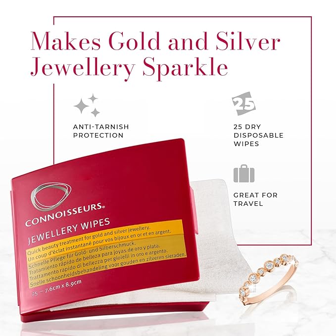 Connoisseurs Jewellery Cleaning Wipes