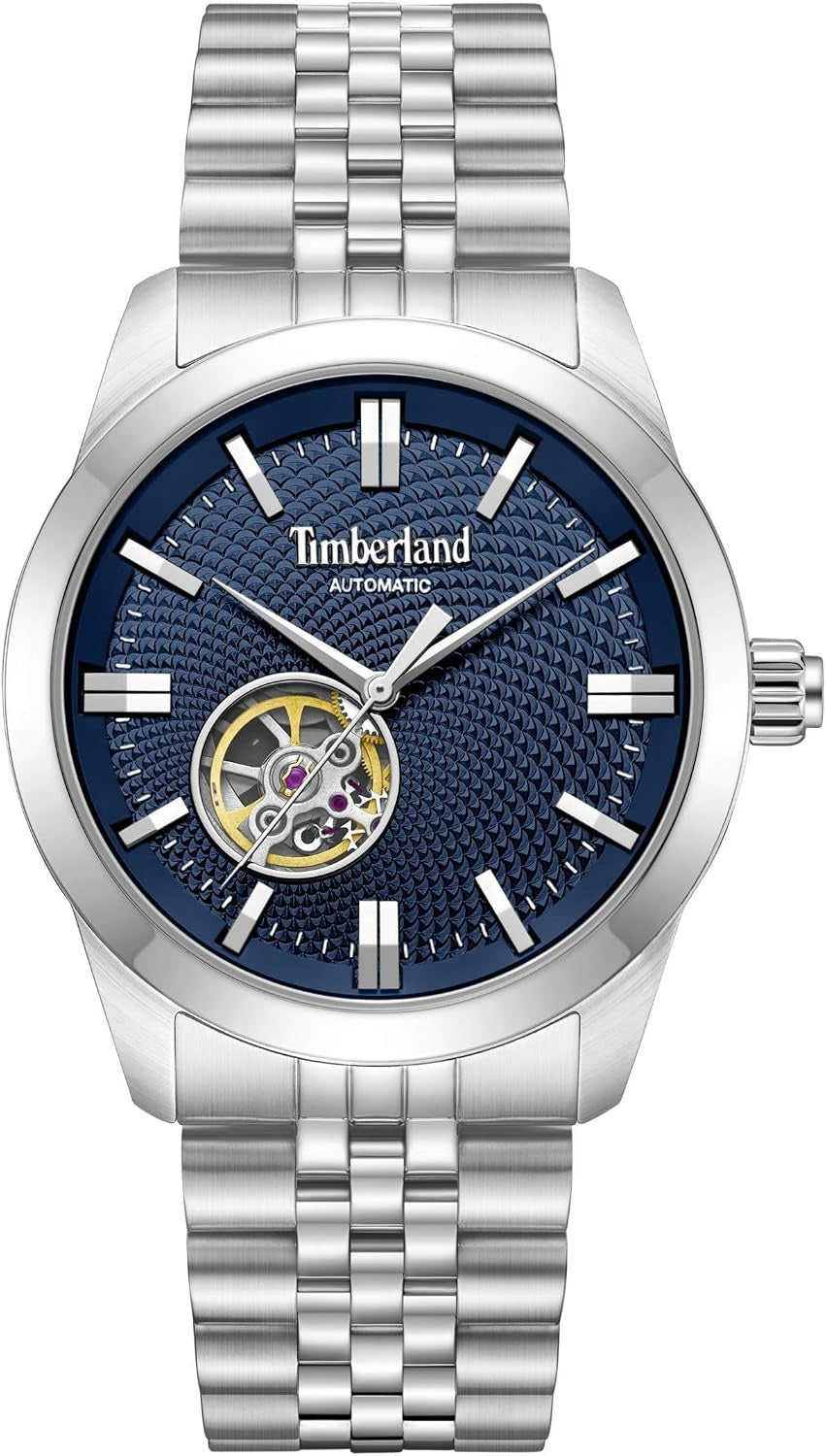 Timberland Lodgepole Mens Silver Stainless steel Strap Watch-TDWGY0094001