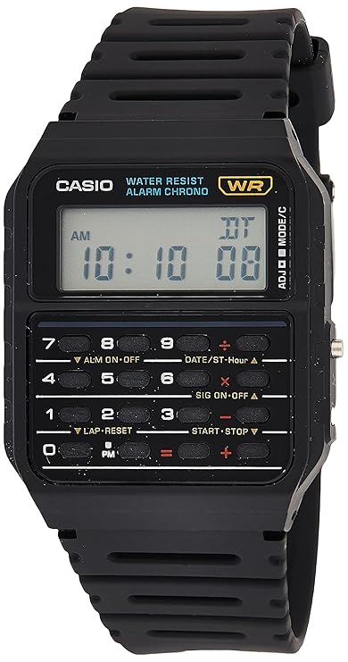 Casio Mens CA53W-1Z Digital Calculator Watch