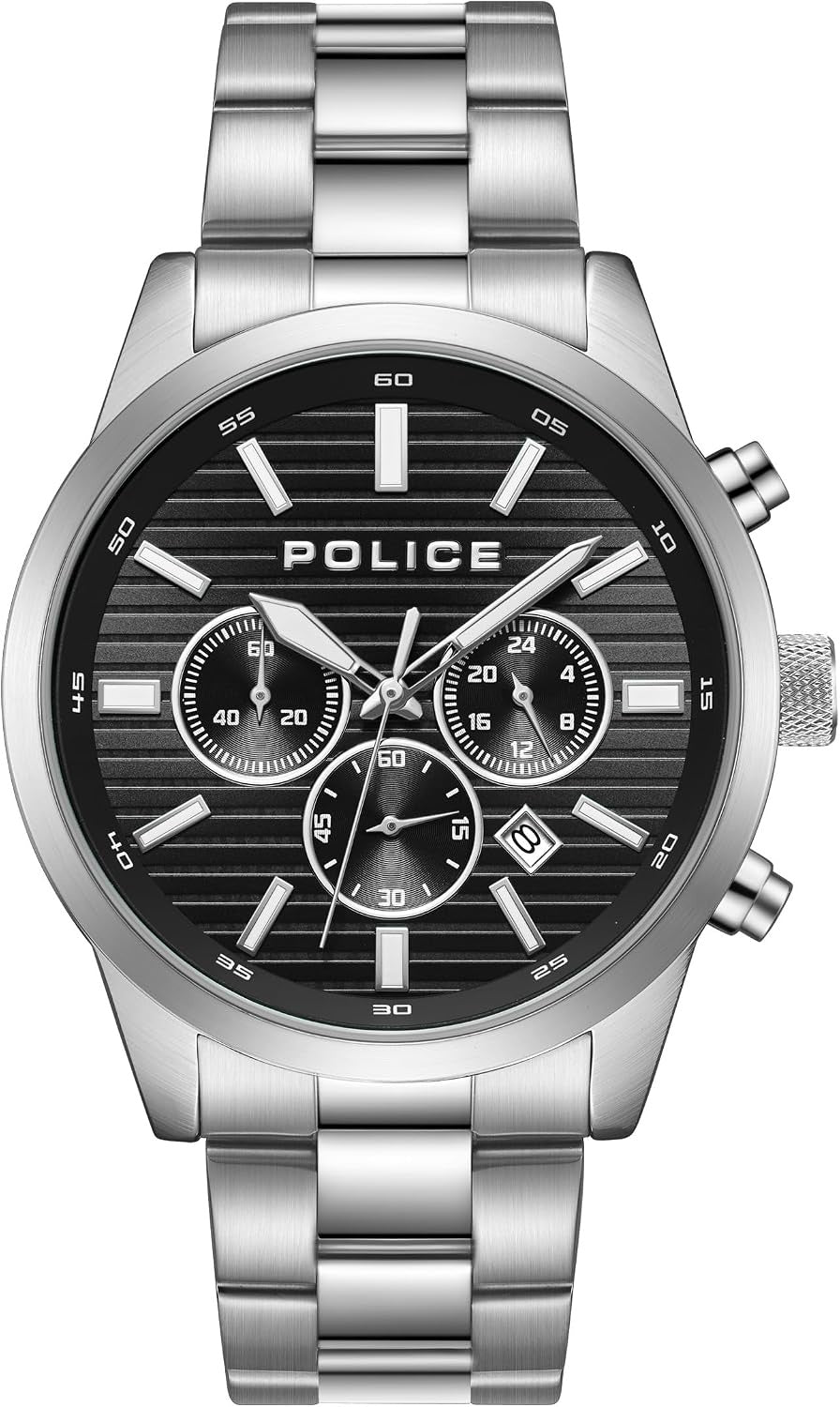 Police Mens Silver Stainless steel Watch-PEWGI2239405