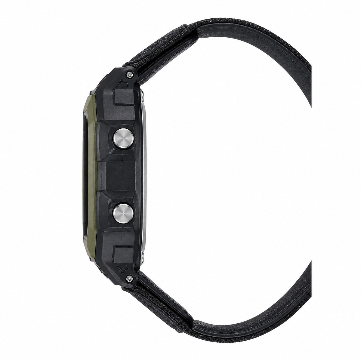 Casio AE-1200WHB-1BVDF "Casio Royale" Tactical Watch - 100m - Black Strap - AI-generated side view