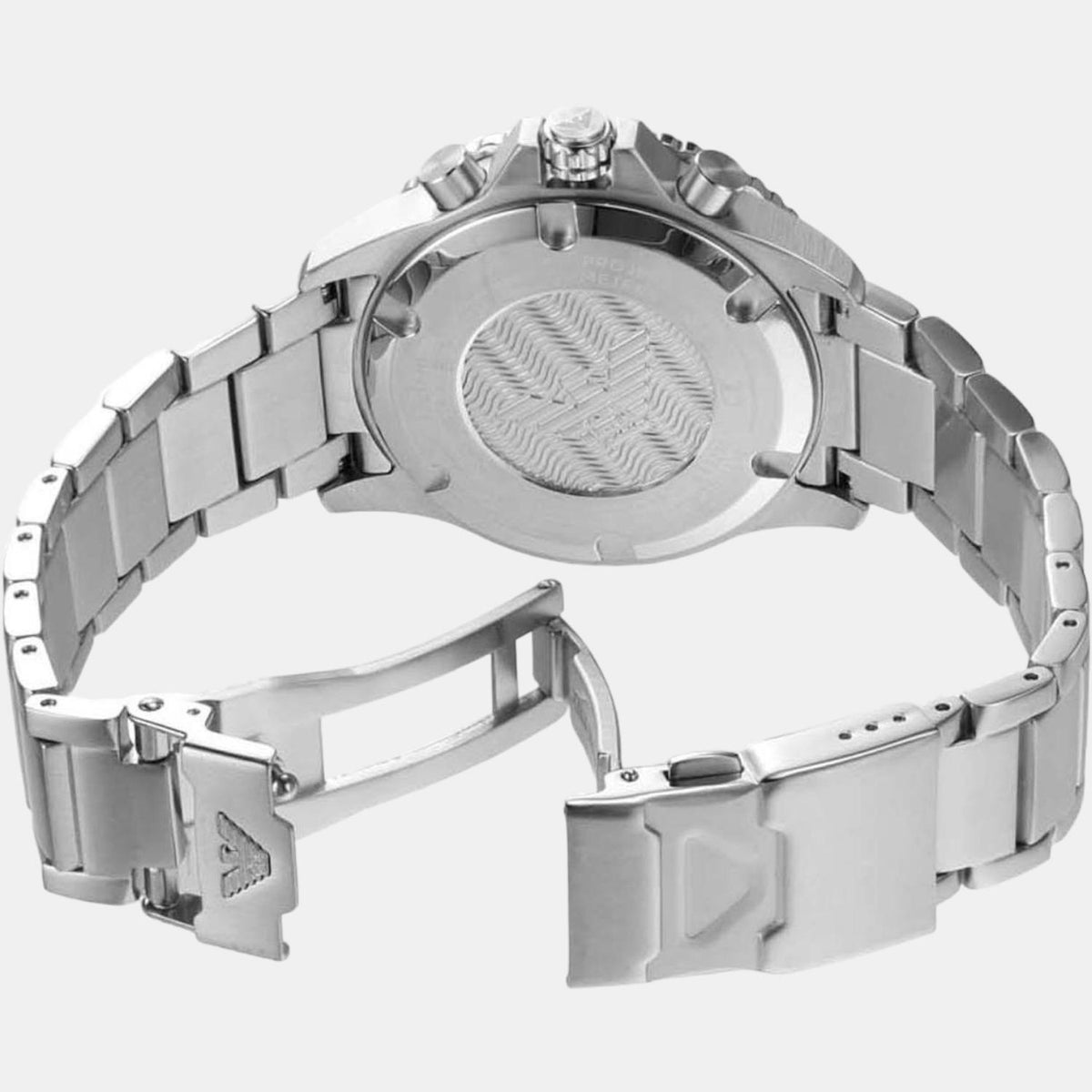 Armani Mens Silver Stainless Steel Watch-AR11500