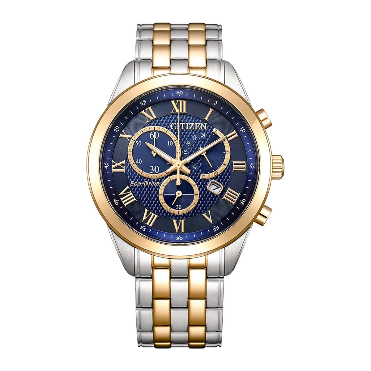 Citizen - Men Silver Stainless Steel Strap Watch - AT2606-51L