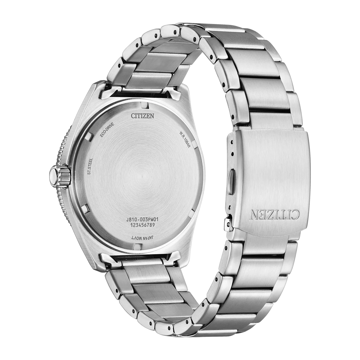 Citizen Eco-Drive Mens Silver Stainless steel Watch-AW1760-81E