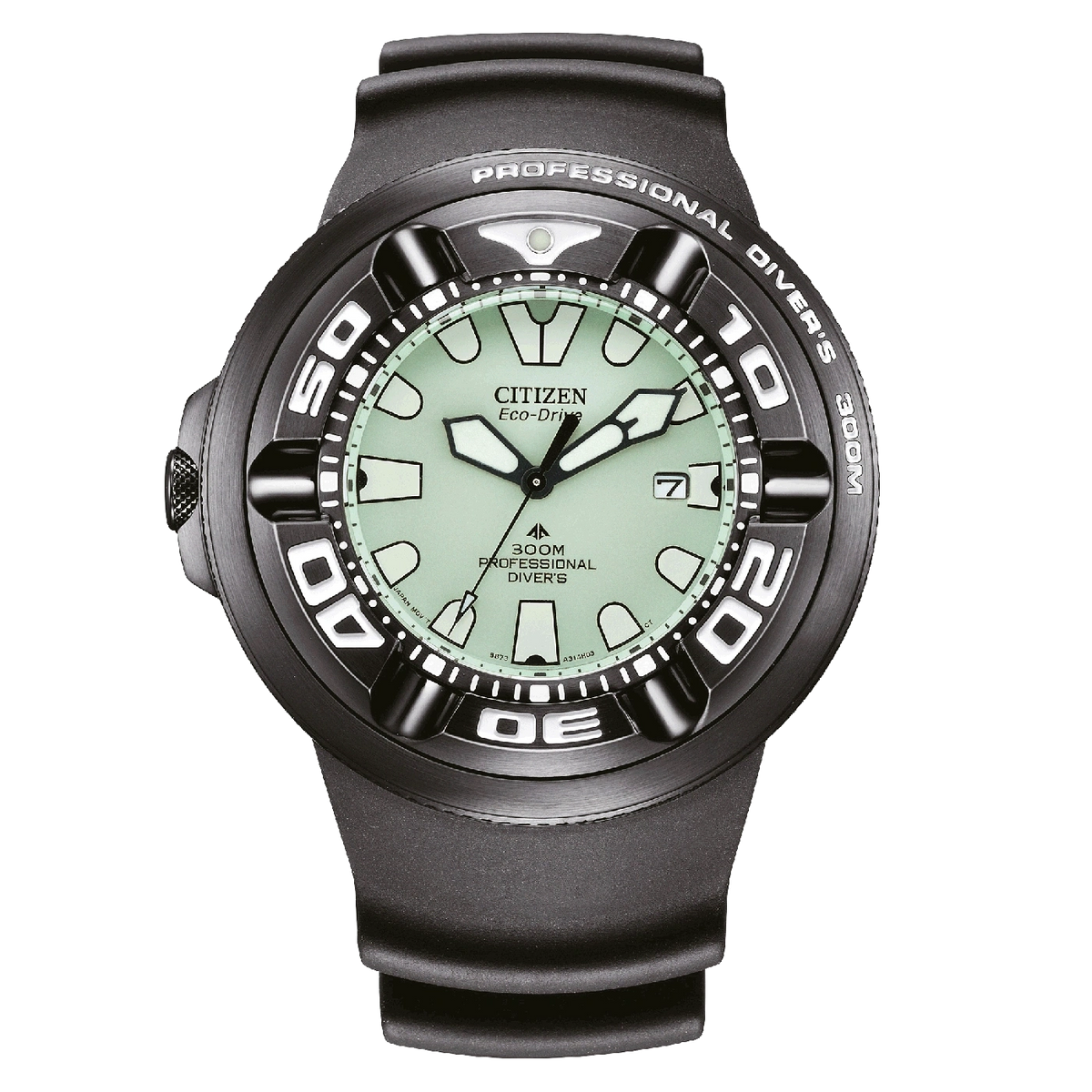 Citizen - Men Black Rubber Strap Watch - BJ8055-04X