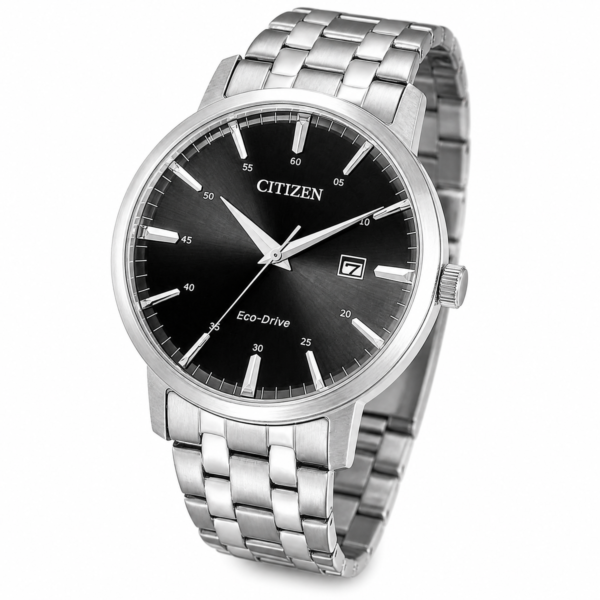 Citizen Solar Mens Silver Stainless steel Strap Watch-BM7460-88E