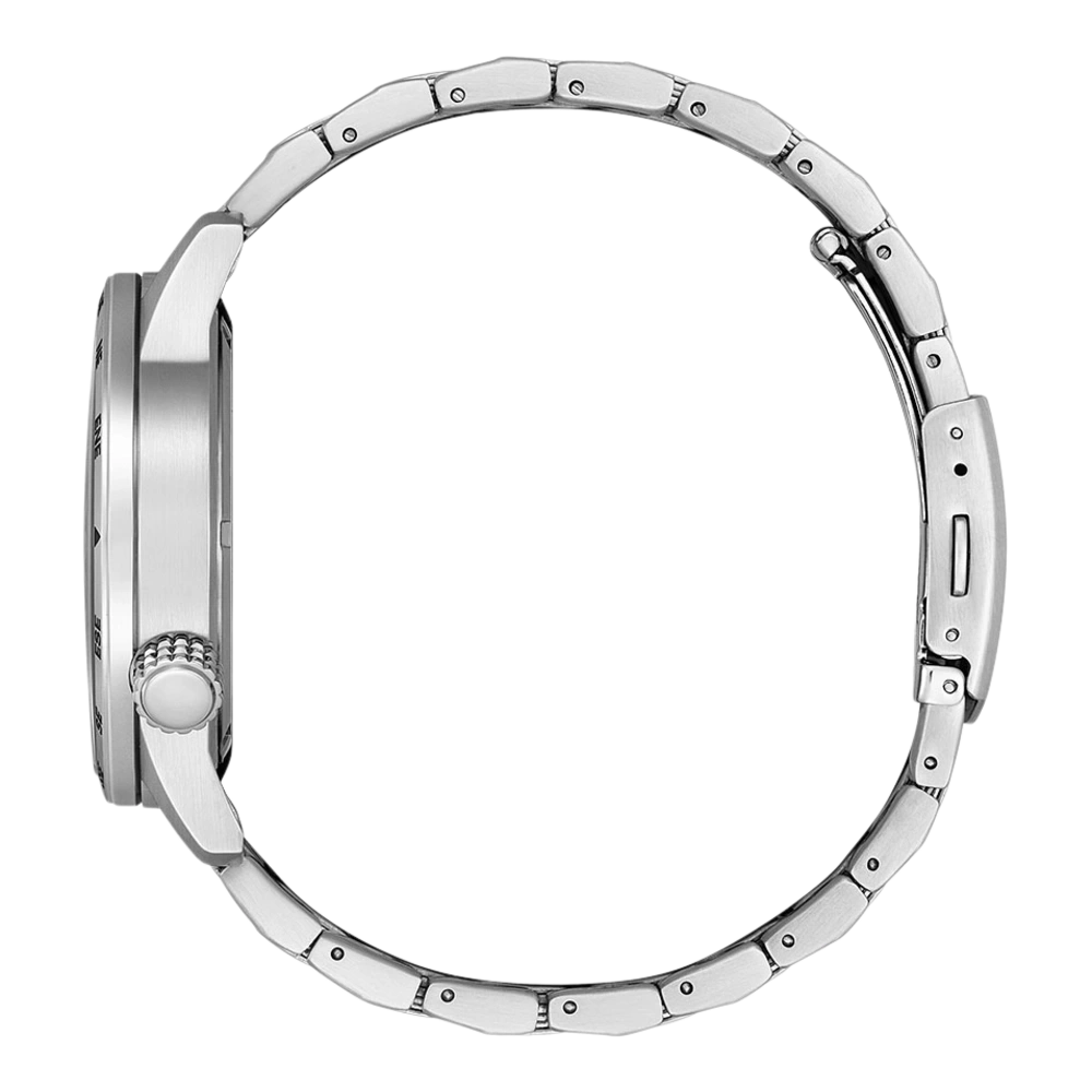 Citizen Eco-Drive Mens Silver Stainless steel Watch-BM7550-87E