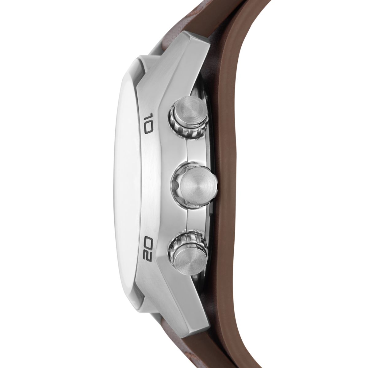Fossil Coachman Brown Leather Men Watch-CH2891