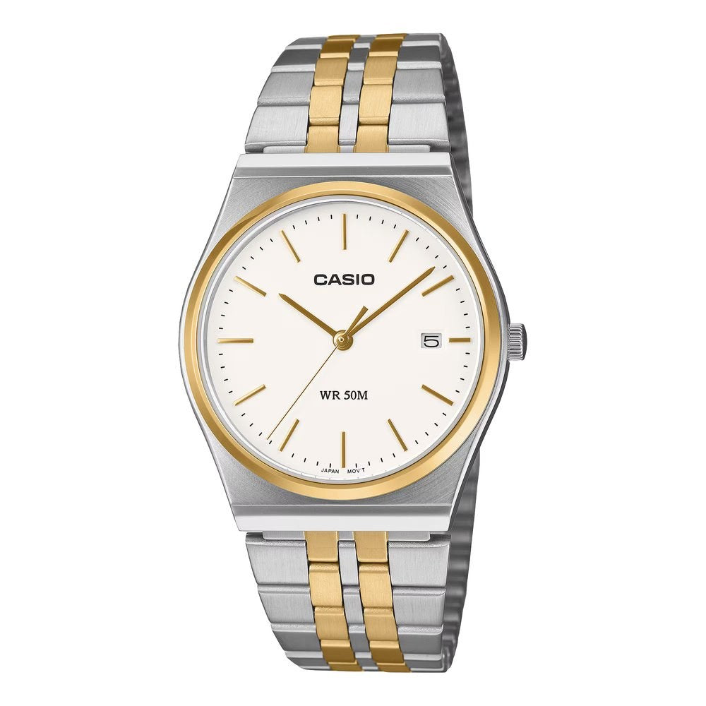 Casio-Casio s Men Stainless steel Strap Watch-MTP-B145SG