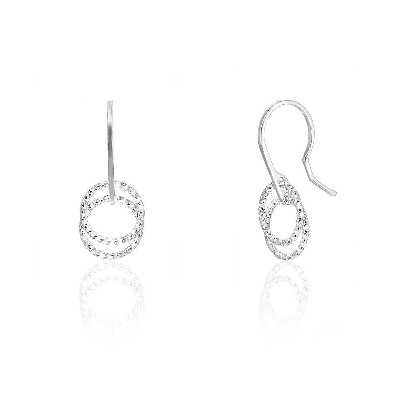 Cici Collection - Doppio Anilli Earrings