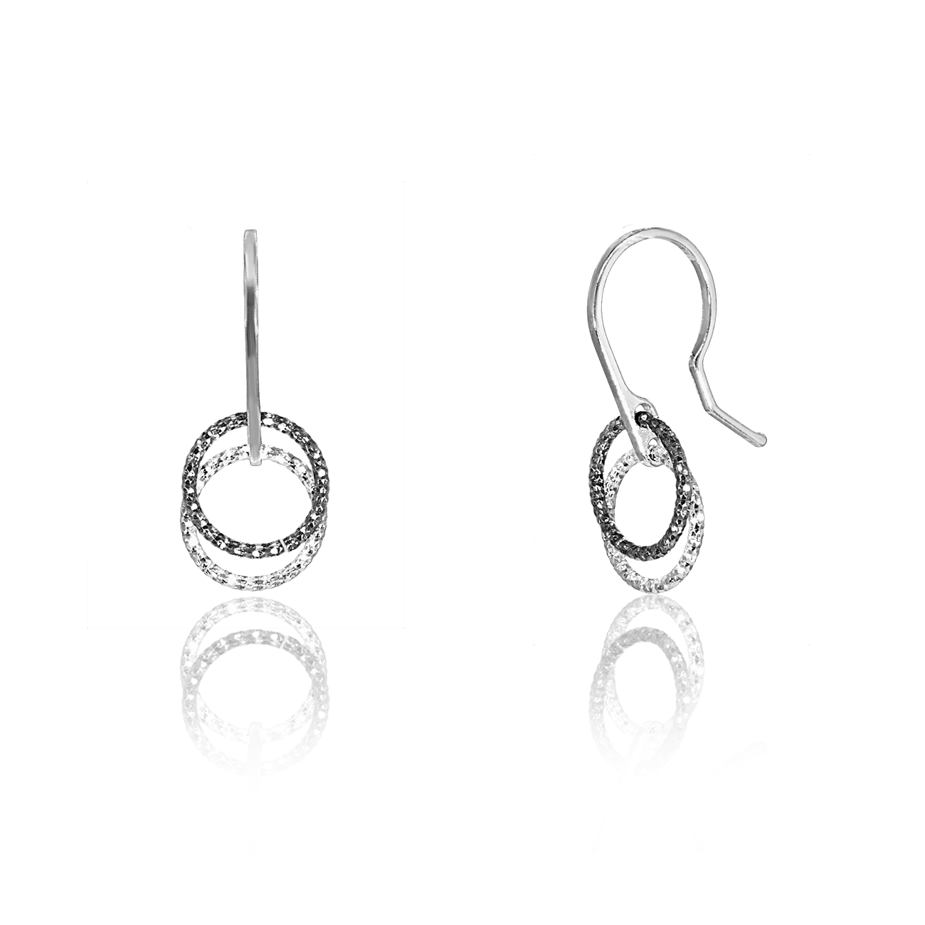 Cici Collection - Doppio Anilli Earrings