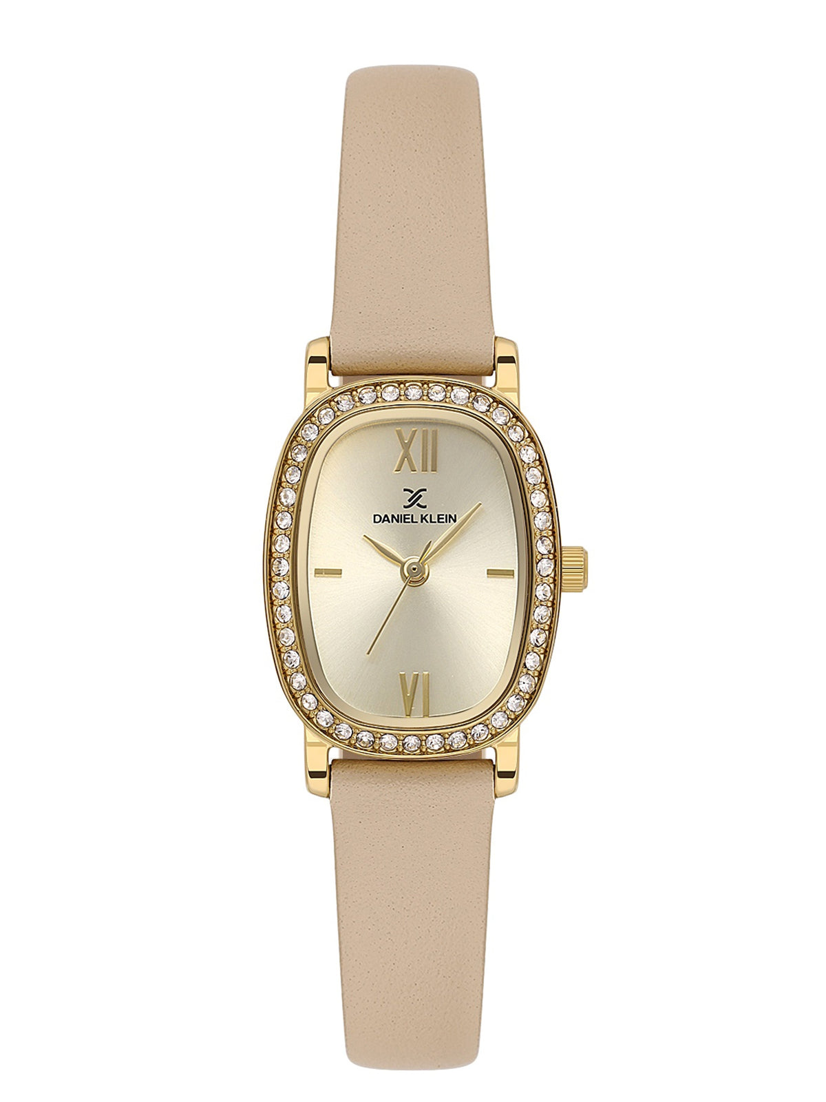 Daniel Klein Leather Womens Watch-DK113943