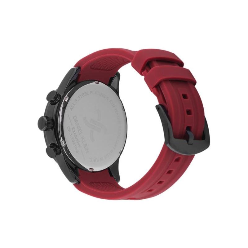 Daniel Klein Mens Rubber Strap Watch - DK113313