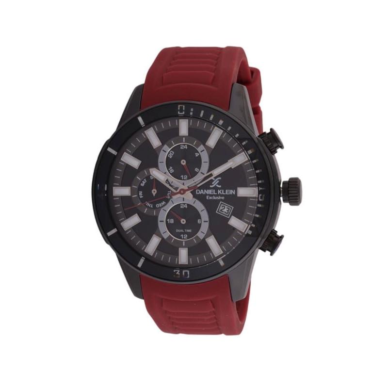 Daniel Klein Mens Rubber Strap Watch - DK113313