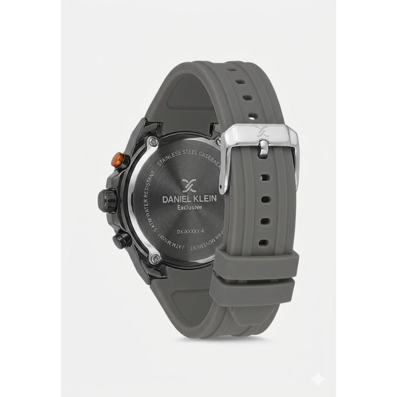 Daniel Klein Mens Rubber Strap Watch - DK113889