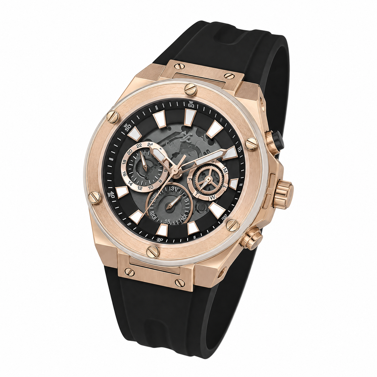 Daniel Klein Mens Rubber Strap Watch - DK113889