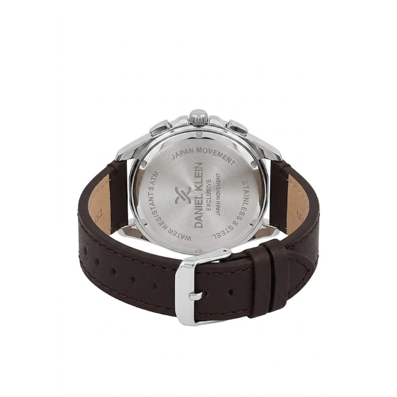Daniel Klein Mens Leather Strap Watch - DK113902