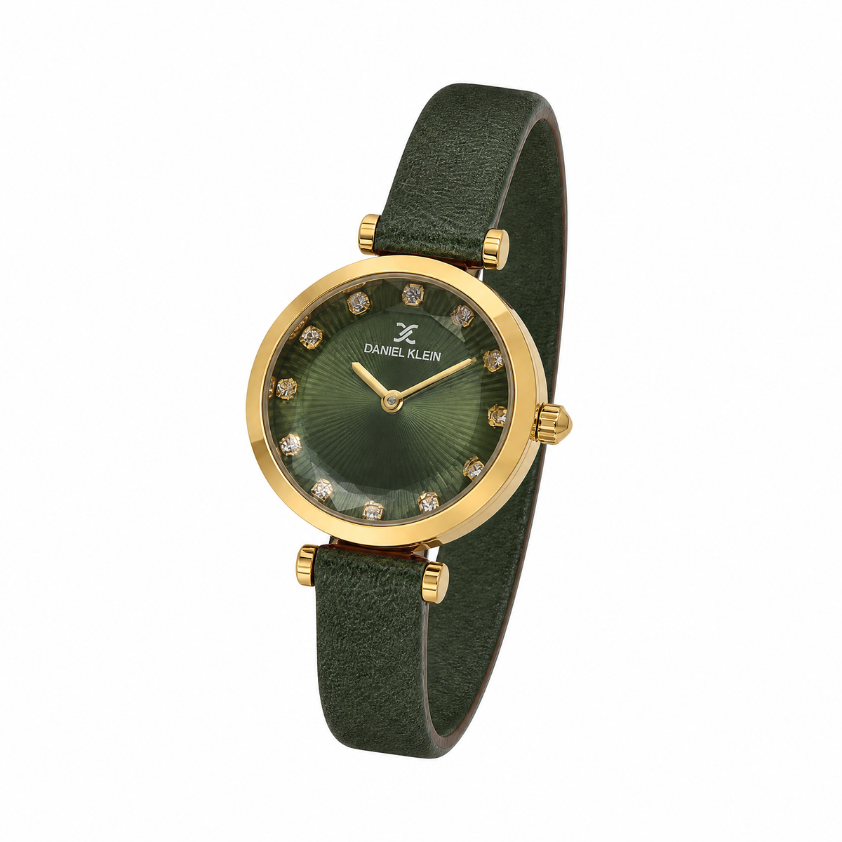 Daniel Klein Womens Leather Watch-DK113919