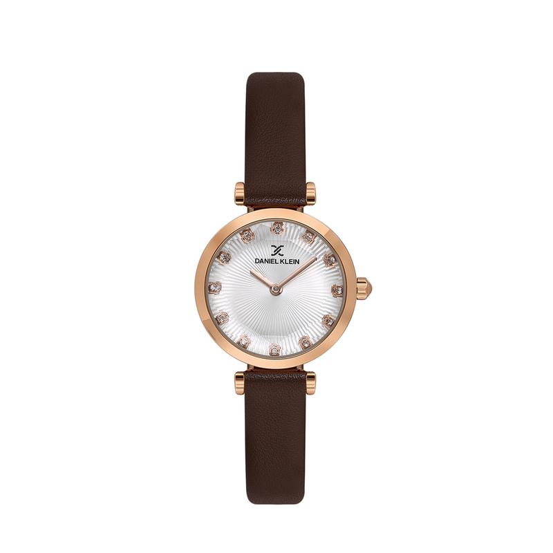 Daniel Klein Womens Leather Watch-DK113919