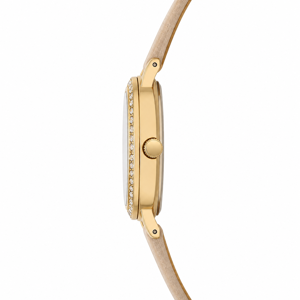 Daniel Klein Leather Womens Watch-DK113943
